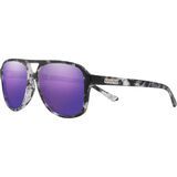 Matte Ice Tortoise/Polarized Purple Mirror