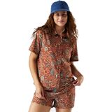 Burnt Sienna Paisley