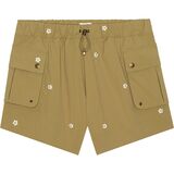 Khaki / Daisy Embroidery