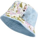 White Dune Painted Bouquet Print/Steel Blue