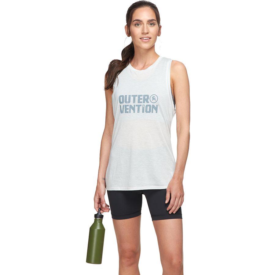 Graphic Muscle Tank Top - Women's