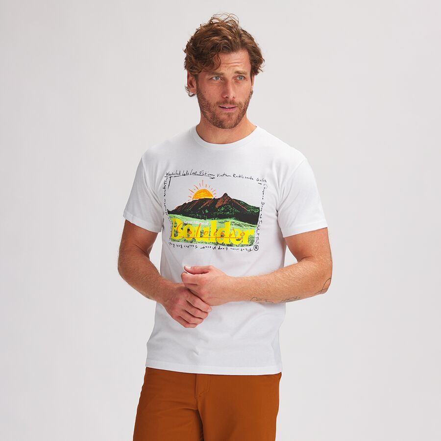 Great Hikes of Boulder T-Shirt - Men's