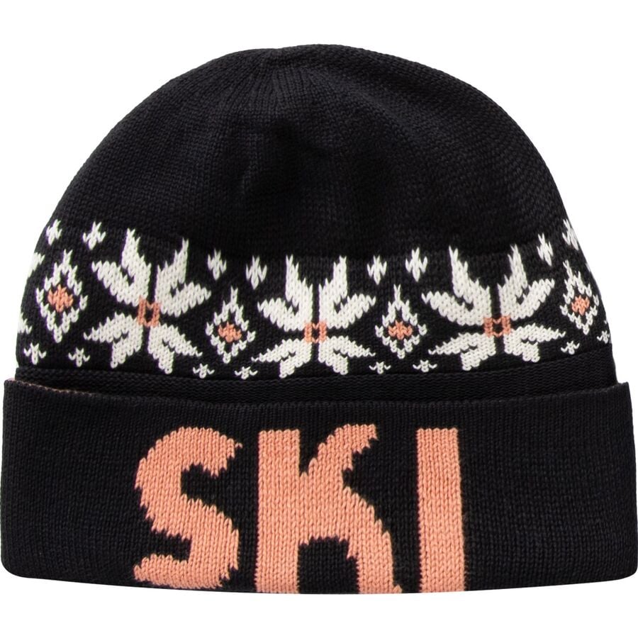 Intarsia Ski Hat - Women's