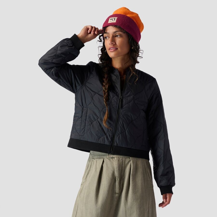 Insulated Quilted Bomber - Women's