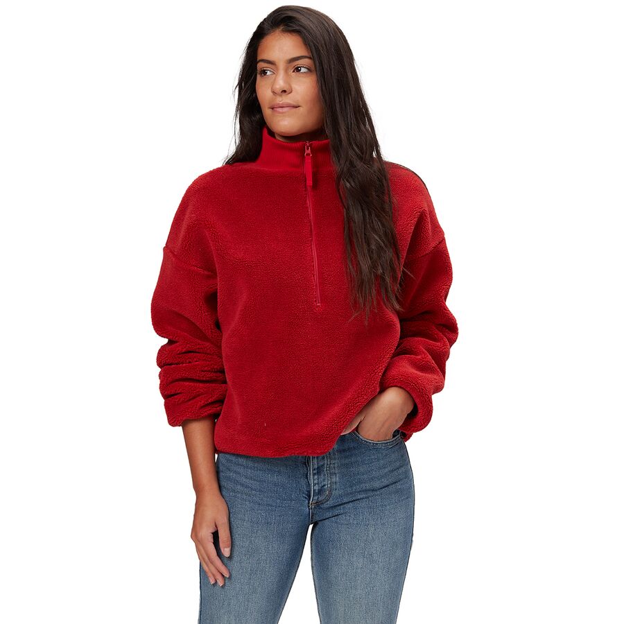 Sherpa Pullover Jacket - Women's