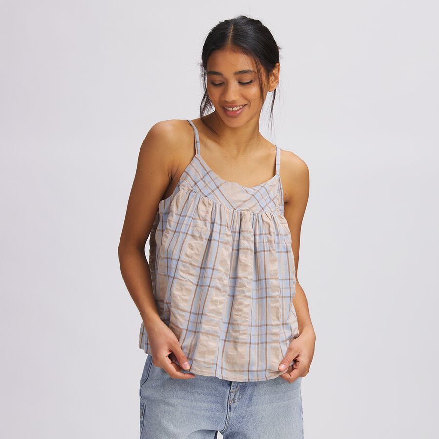 Cotton Cami- Plaid - Past Season - Women's
