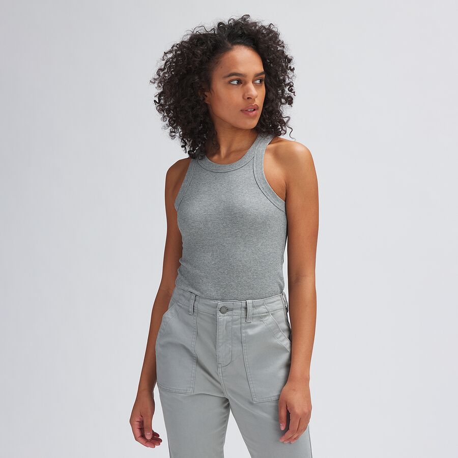 High Neck Crop Top - Women's
