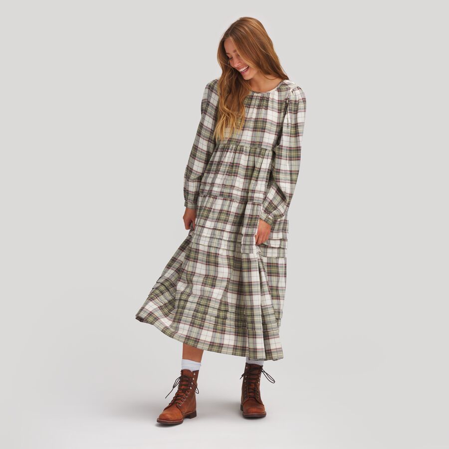 Plaid Ranch Dress - Women's