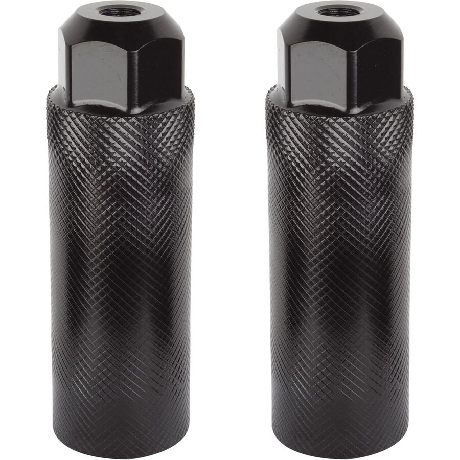 Black Ops Lead Foot BMX Pegs - Steel Construction For 3/8" Axles