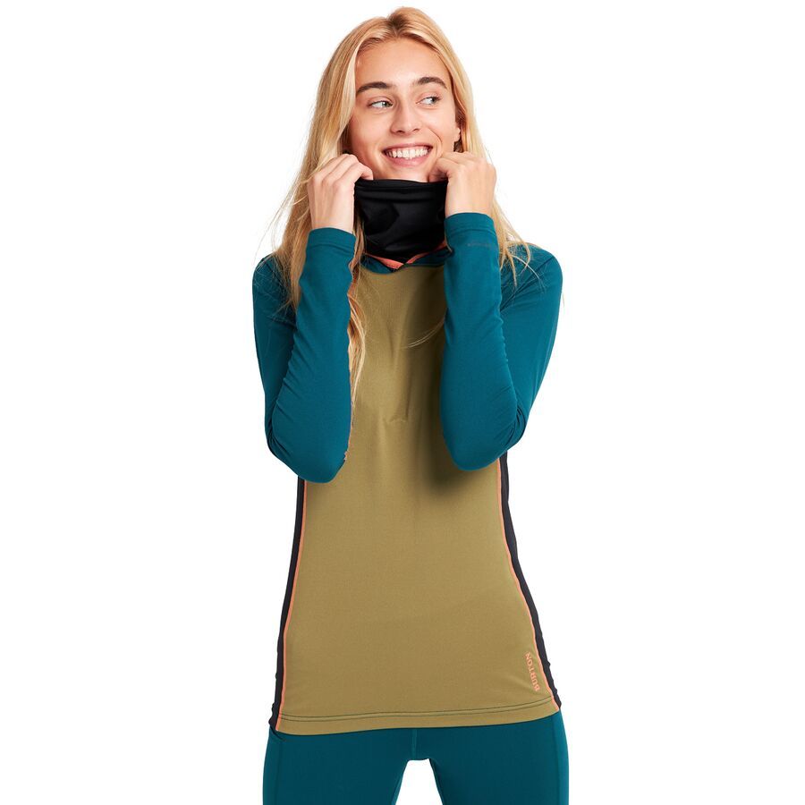 Midweight X Base Layer Long Neck Hoodie - Women's