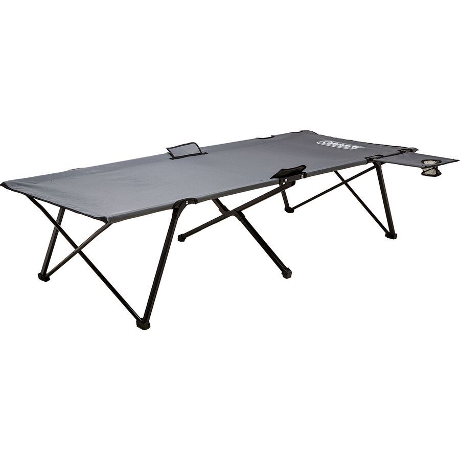 Pack-Away Camping Cot + Side Table