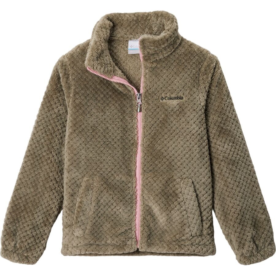 Fire Side Sherpa Hybrid Full-Zip Fleece Jacket - Girls'