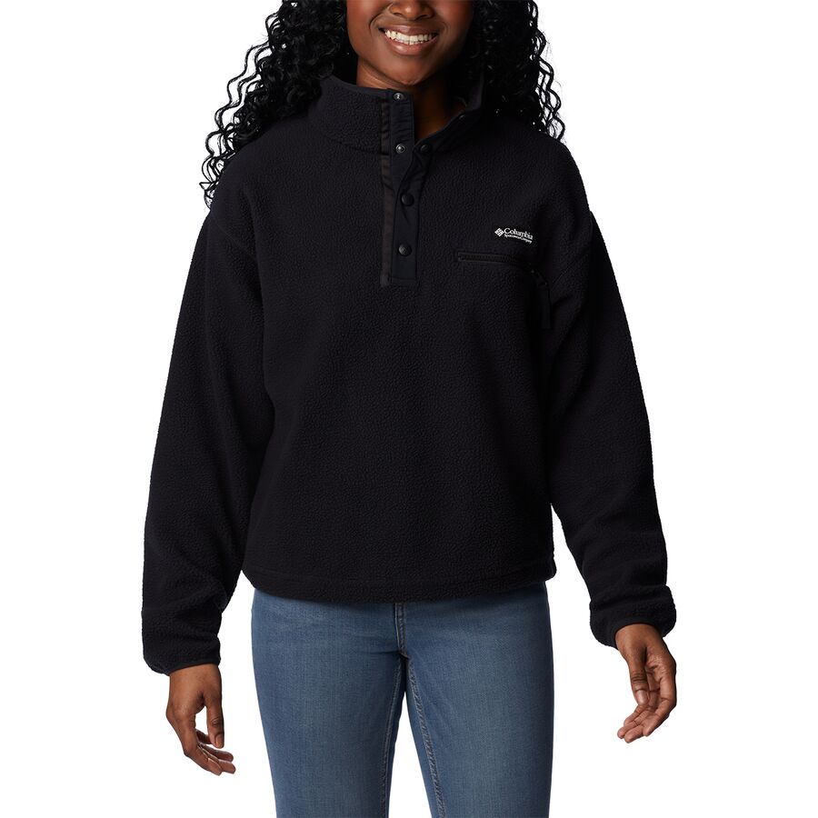 Helvetia Cropped Half Snap Pullover - Women's