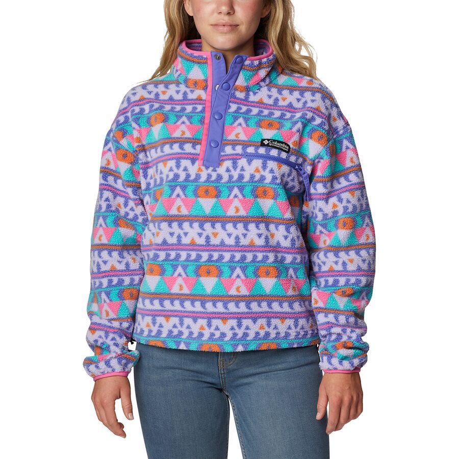 Helvetia Cropped Half Snap Pullover - Women's