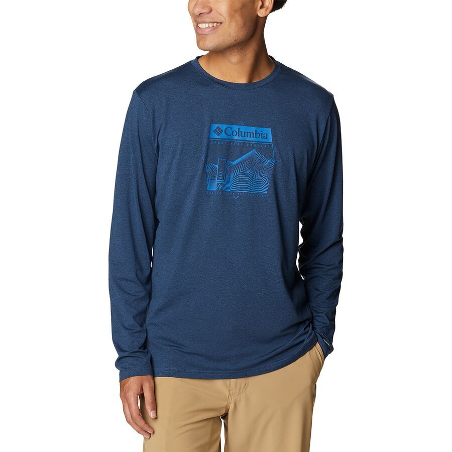 Tech Trail Graphic Long-Sleeve Shirt - Men's