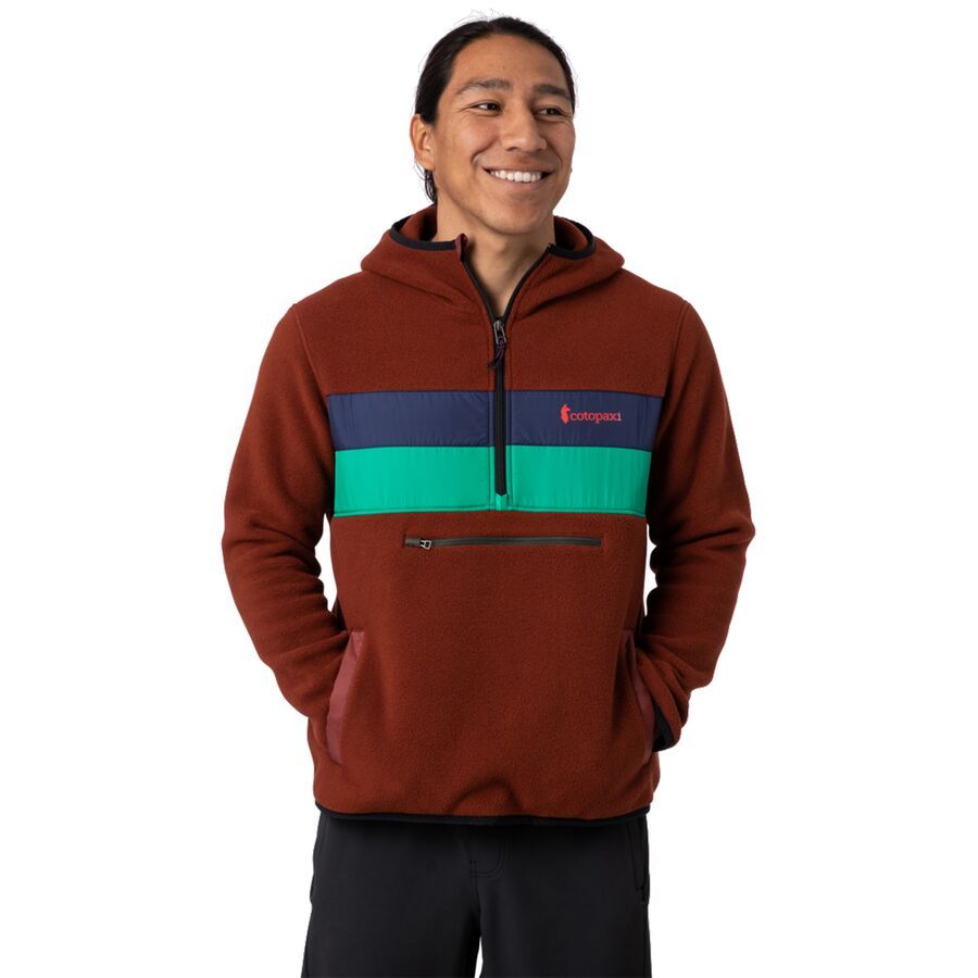 Teca Fleece Hooded 1/2-Zip Jacket - Men's