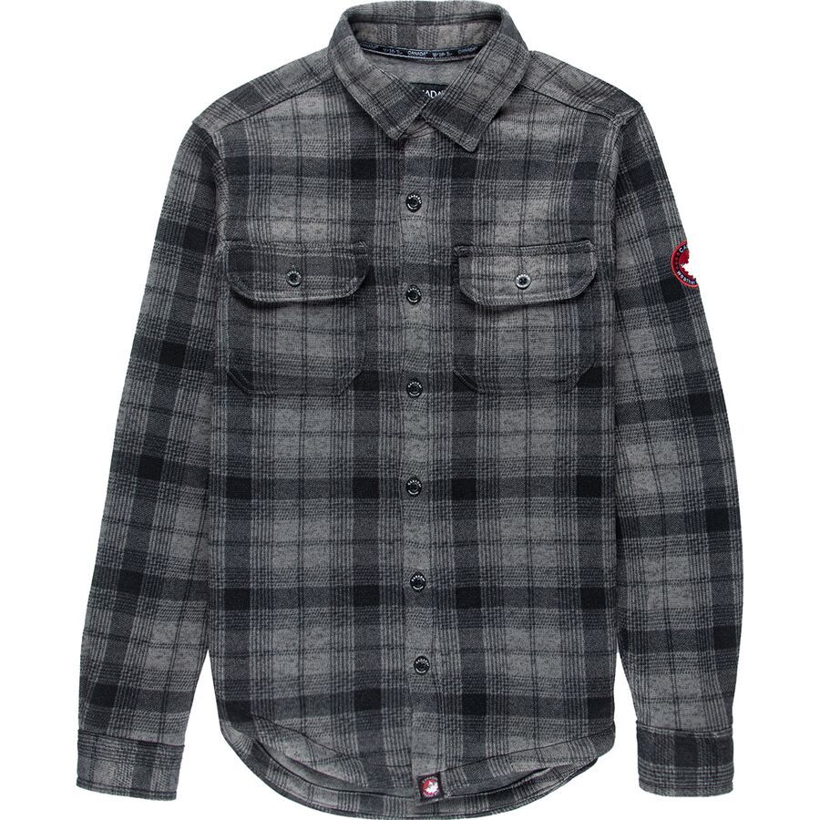 Unlined Plaid Shirt Jacket - Men's