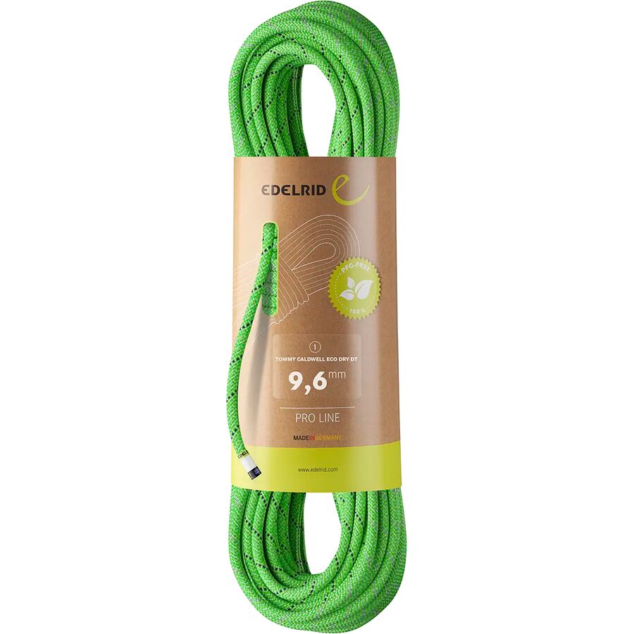 Tommy Caldwell Eco Dry DuoTec Climbing Rope - 9.6mm