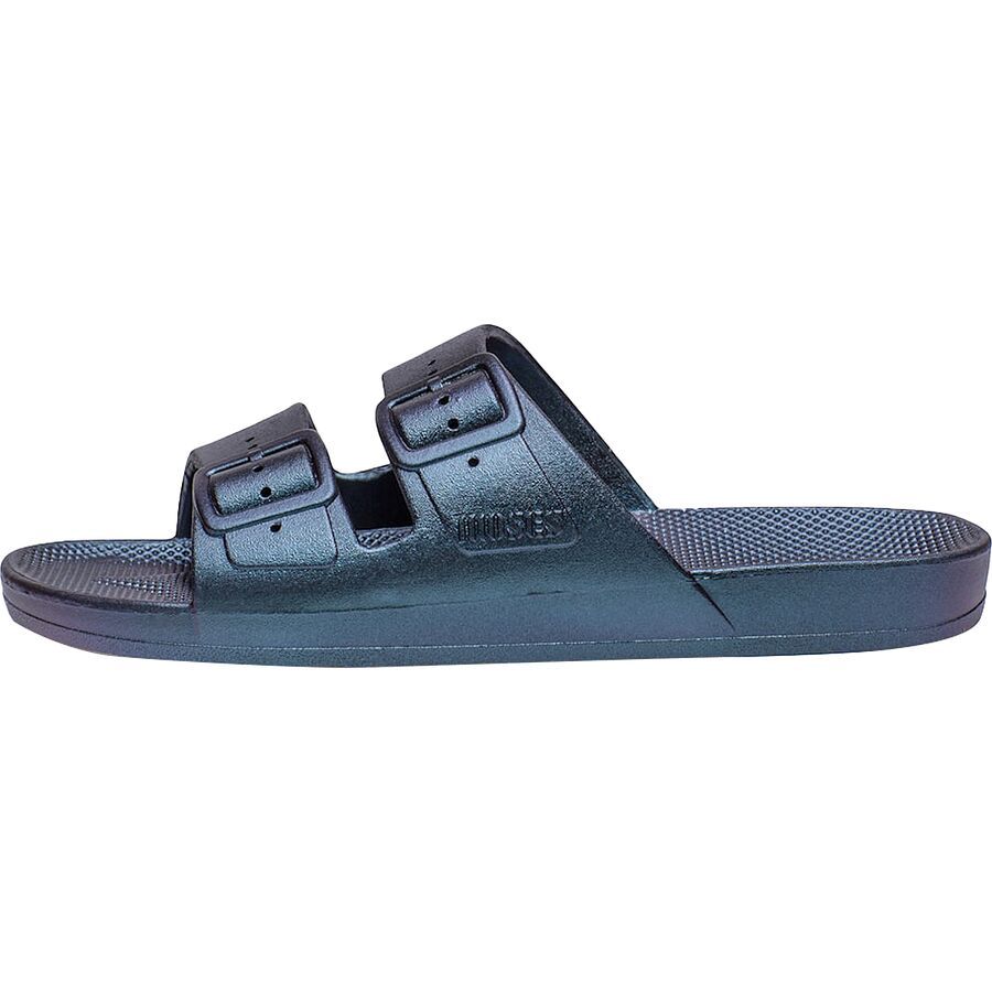 Two Band Print Slide Sandal