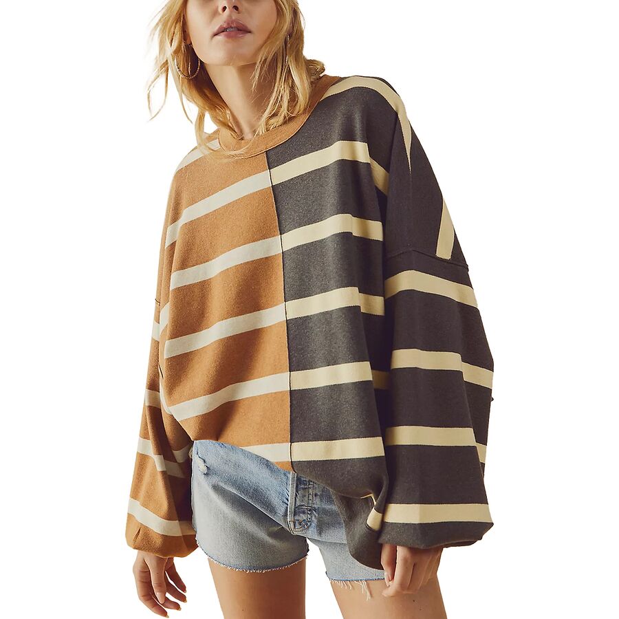 Uptown Stripe Pullover Sweater - Women's