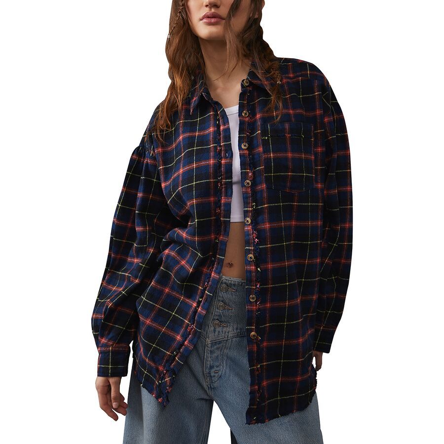 Happy Hour Plaid Shirt - Women's