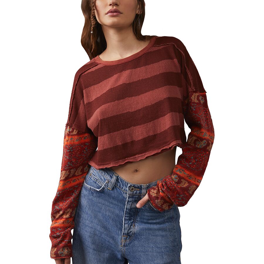 Jamie Long-Sleeve Crop T-Shirt - Women's