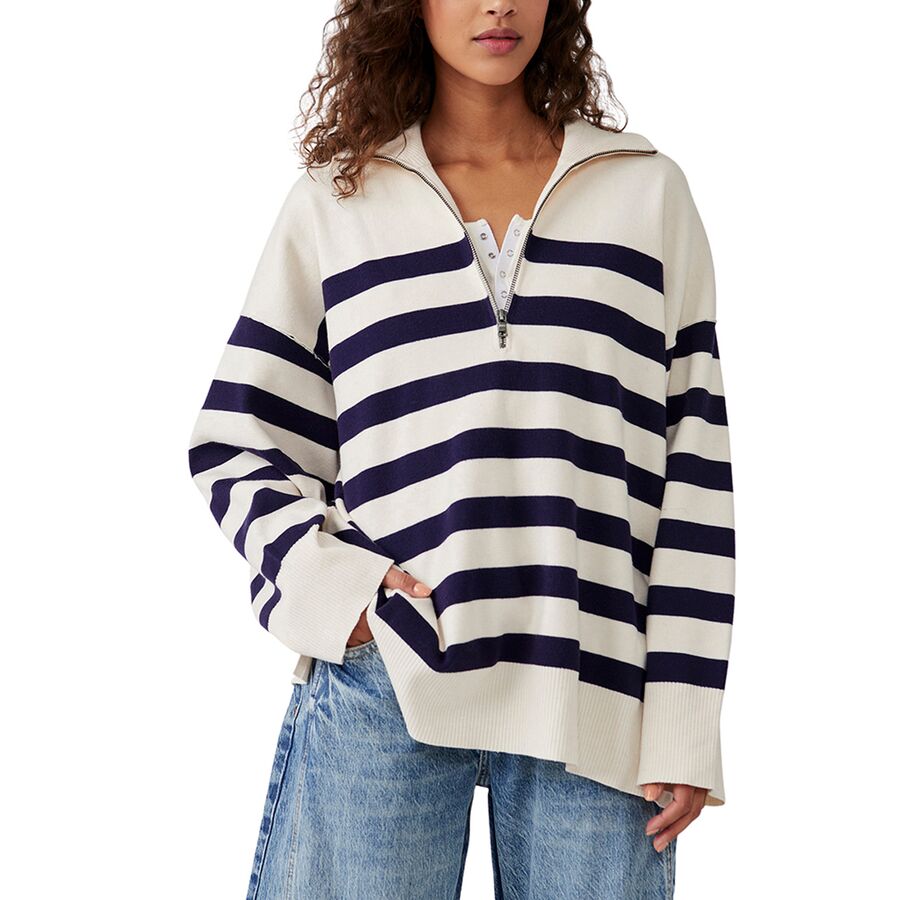 Coastal Stripe Pullover - Women's