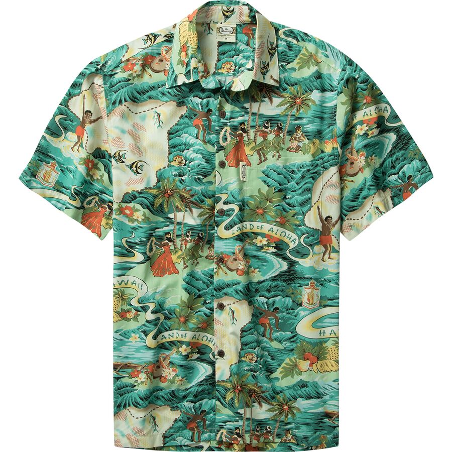 Land Of Aloha Cotton + Rayon Shirt - Men's