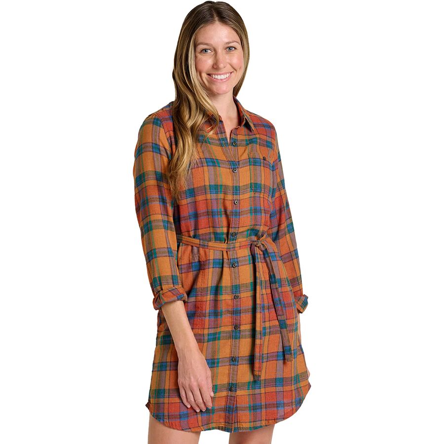 Re-Form Flannel Shirt Dress - Women's