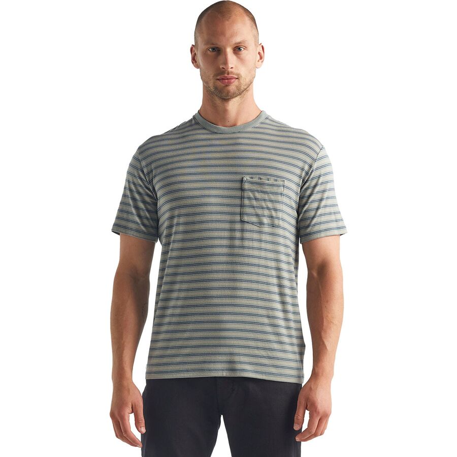 150 Short-Sleeve Pocket Crew Stripe T-Shirt - Men's