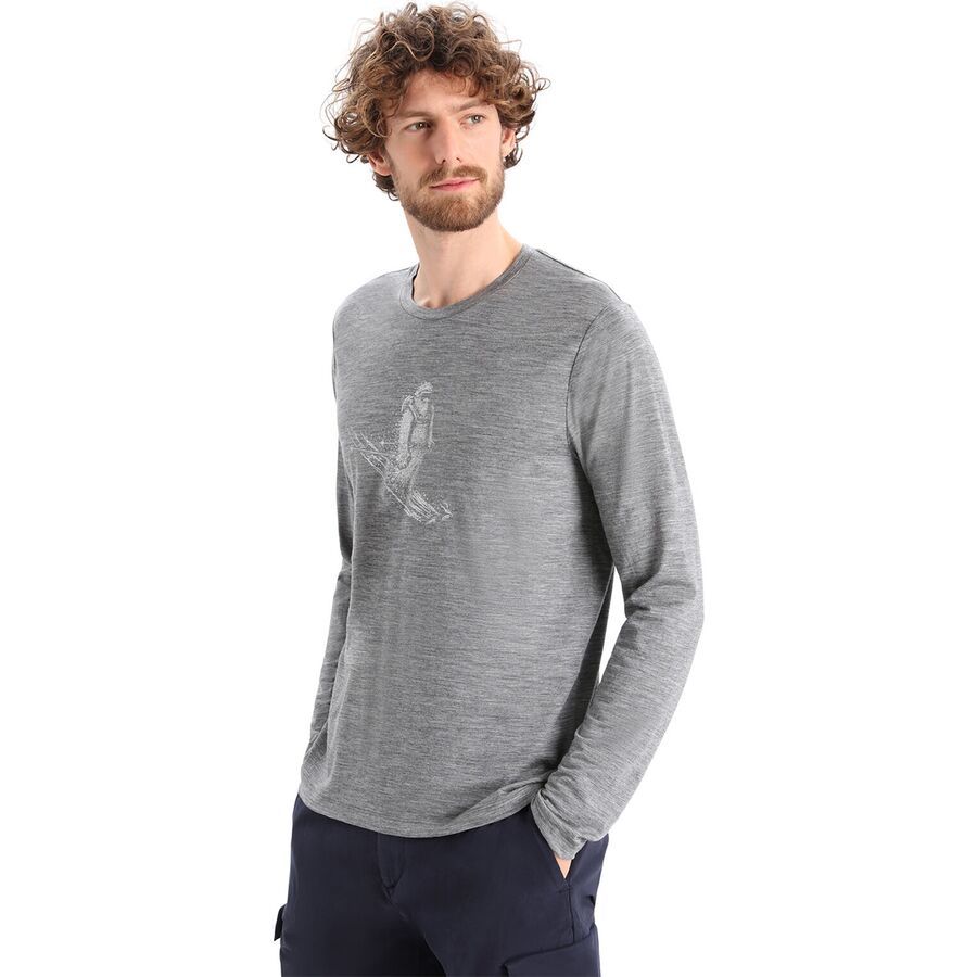 Tech Lite II Skiing Yeti Long-Sleeve T-Shirt - Men's