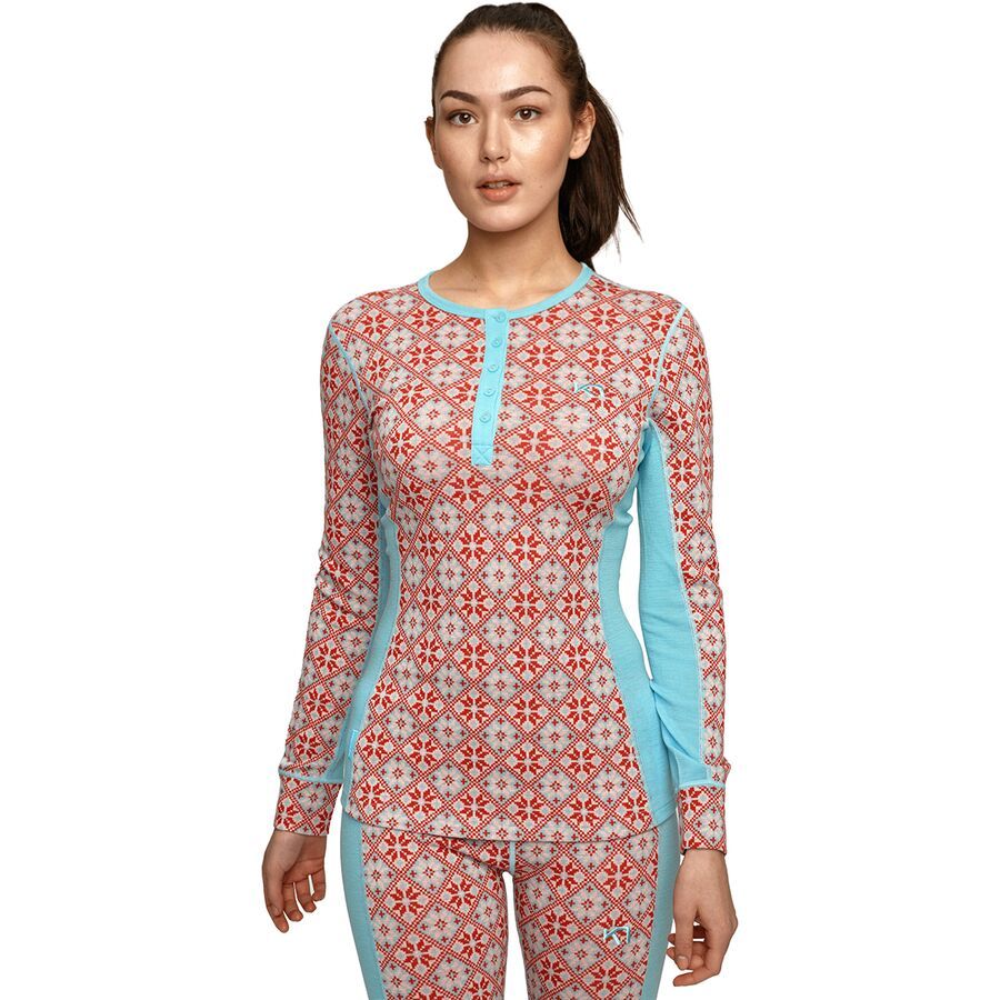 Rose Long-Sleeve Crew Top - Women's