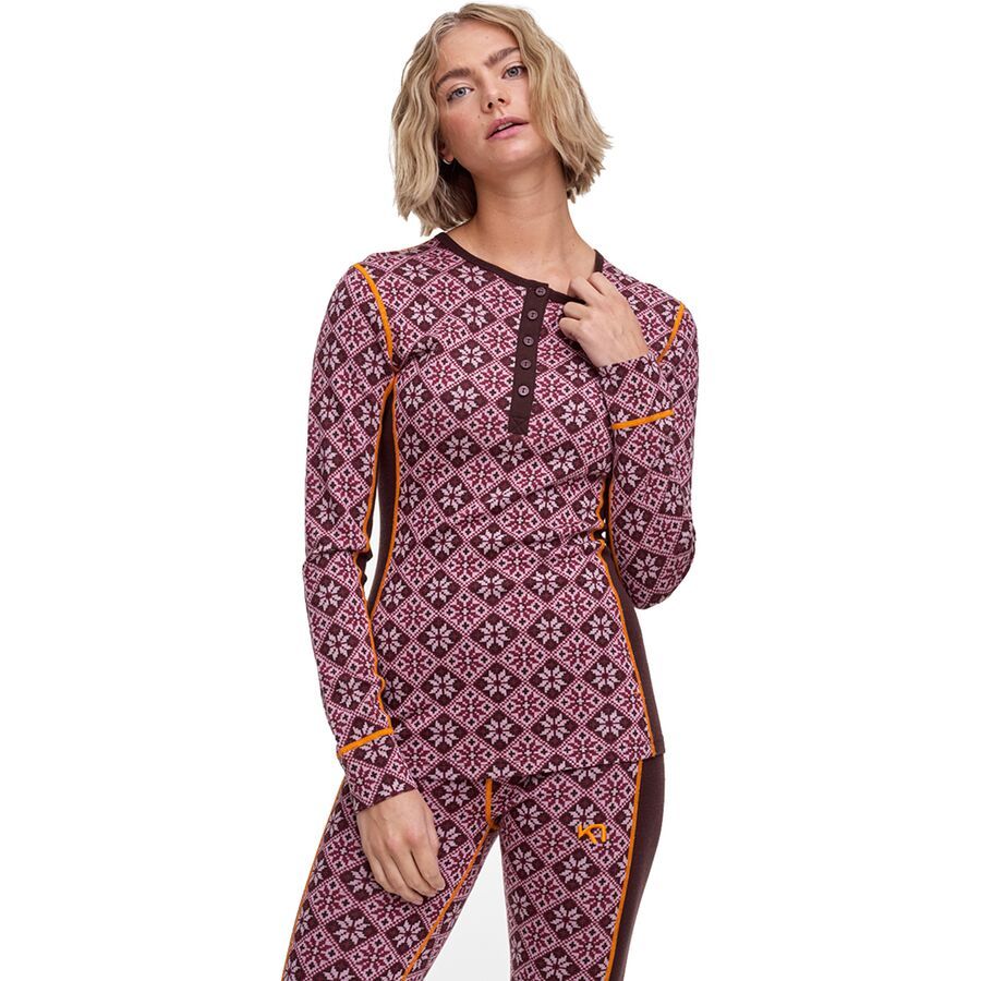 Rose Long-Sleeve Crew Top - Women's