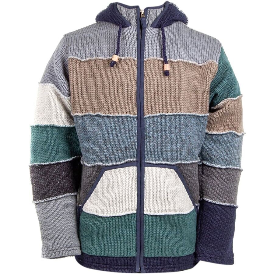 Patchwork Sweater - Men's