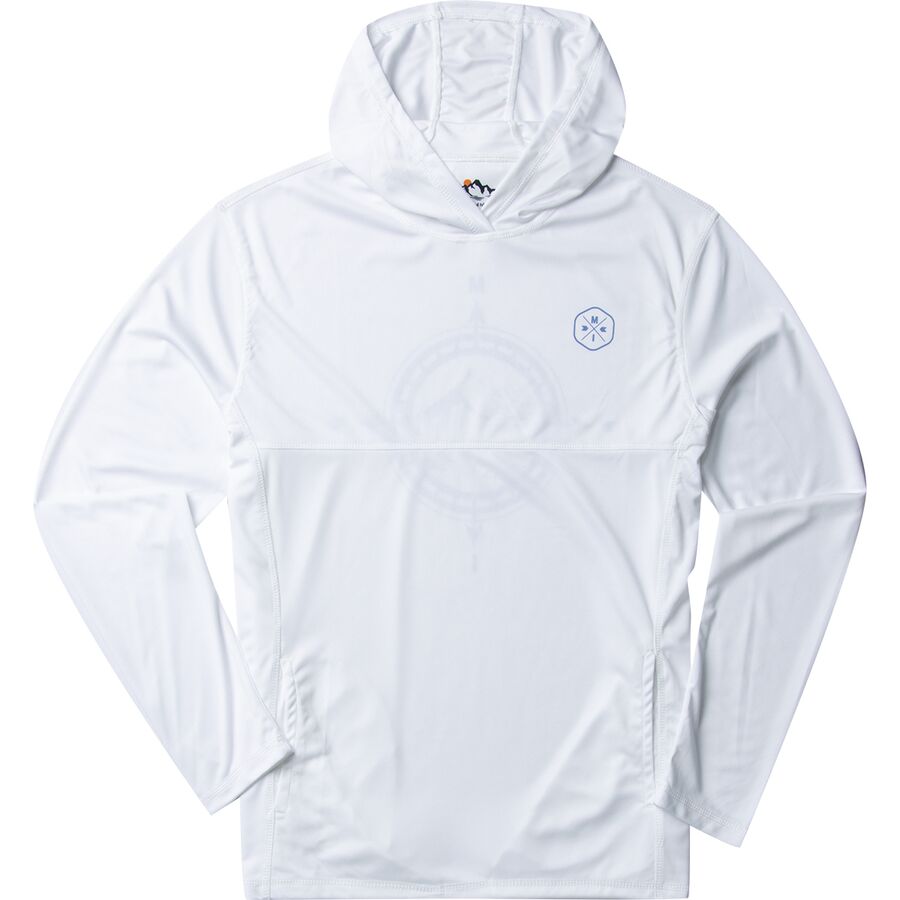 Graphic Uv Protection Long-Sleeve Hooded Pullover - Men's