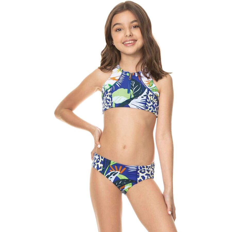 Blue Lagoon Basket Bikini Set - Toddler Girls'