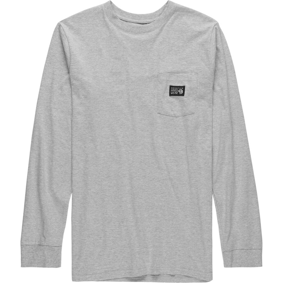 Logo Label Long-Sleeve Pocket T-Shirt - Men's
