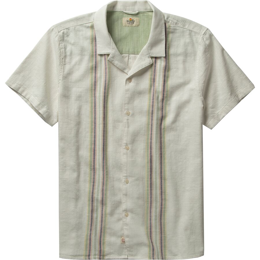 ML x LF Selvage Placed Vertical Resort Stripe Shirt - Men's