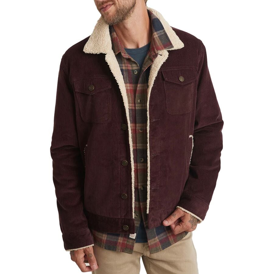 Boise Cord Sherpa Trucker Shirt Jacket - Men's