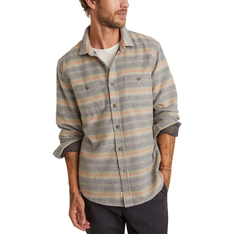 Cotton-Wool Blend Overshirt - Men's