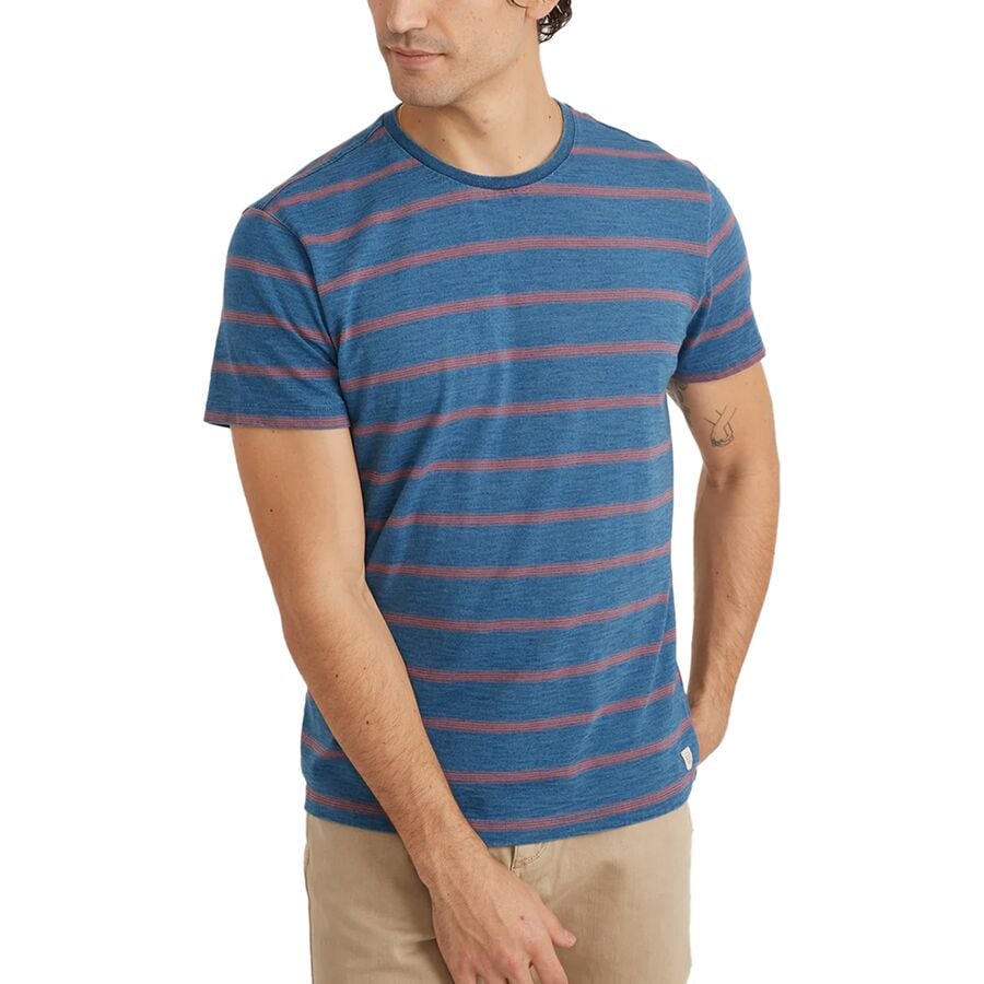 Indigo Stripe T-Shirt - Men's