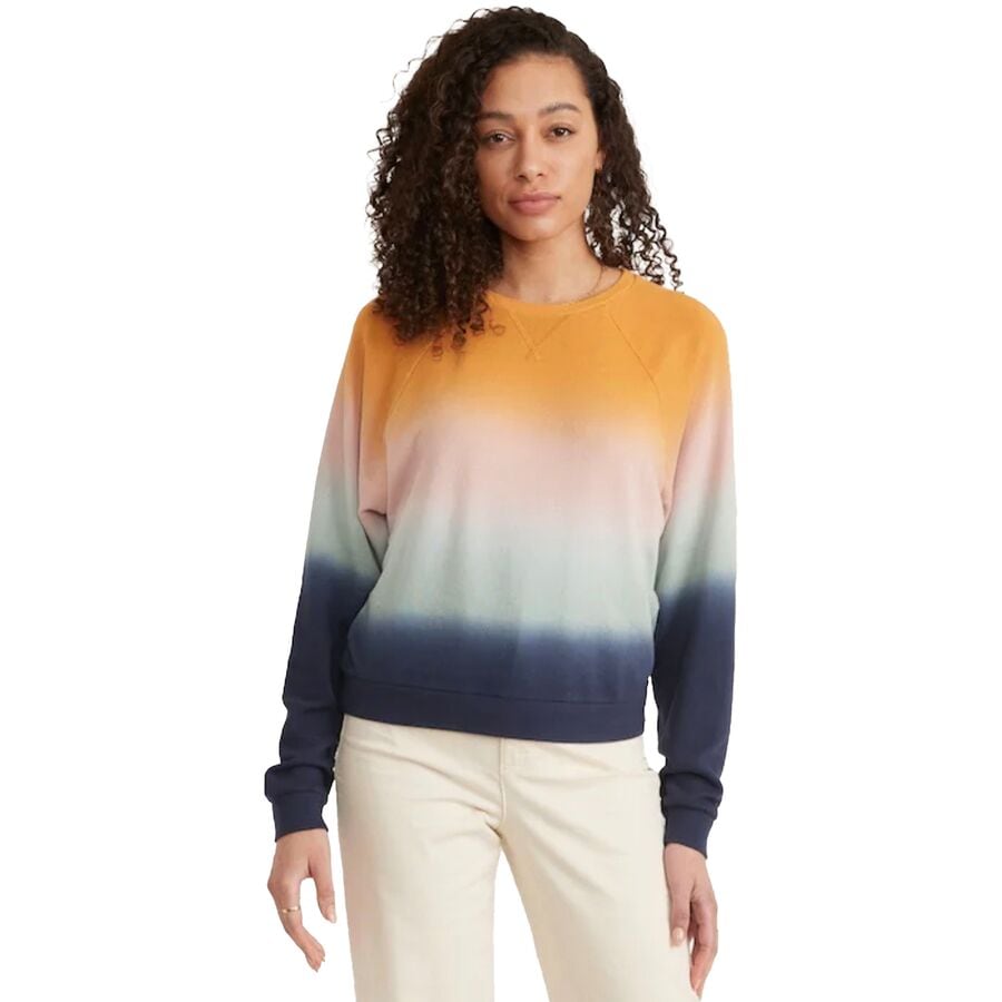 Dip Dye Vintage Terry Sweatshirt - Women's
