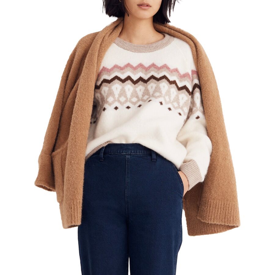 Selena Fair Isle Crew Pullover - Women's