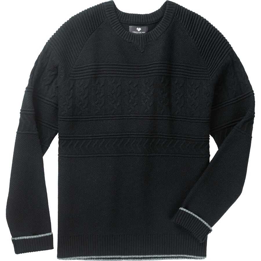 Textured Crewneck Sweater - Men's