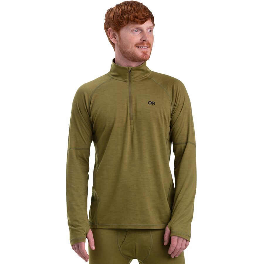 Alpine Onset Merino Quarter Zip Baselayer Top - Men's