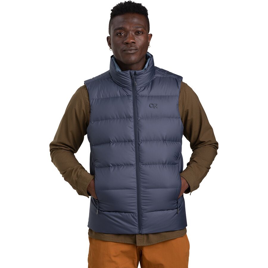 outdoor research men's coldfront down vest