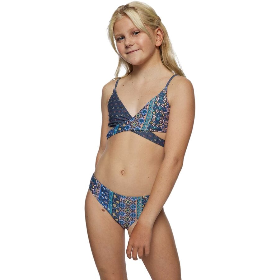Margot Wrap Top Swim Set - Girls'