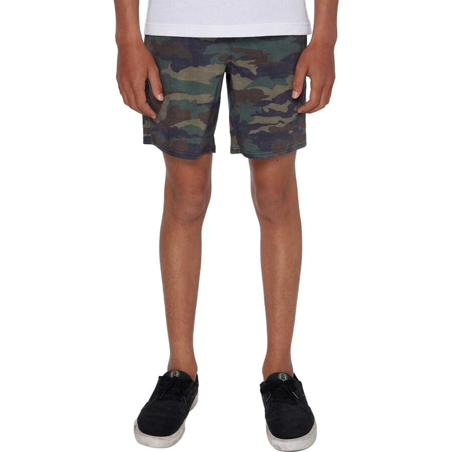 Stockton Print E-Waist Boardshort - Boys'