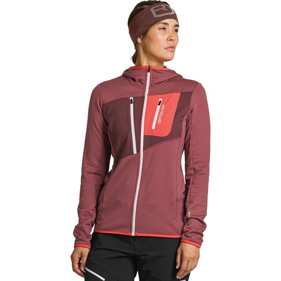 Fleece Grid Hoodie - Women's