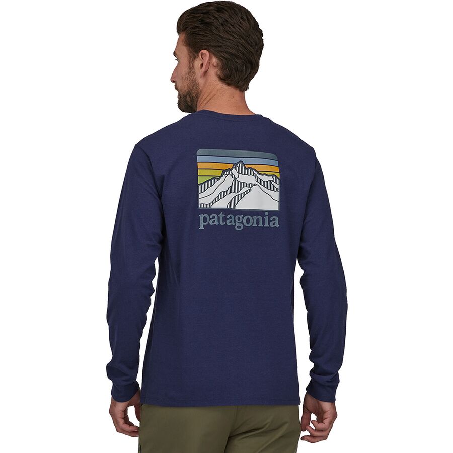 Line Logo Ridge Long-Sleeve Responsibili-T-Shirt - Men's